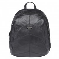 Lorenz Sheep Nappa Backpack with Diagonal Stitch Design